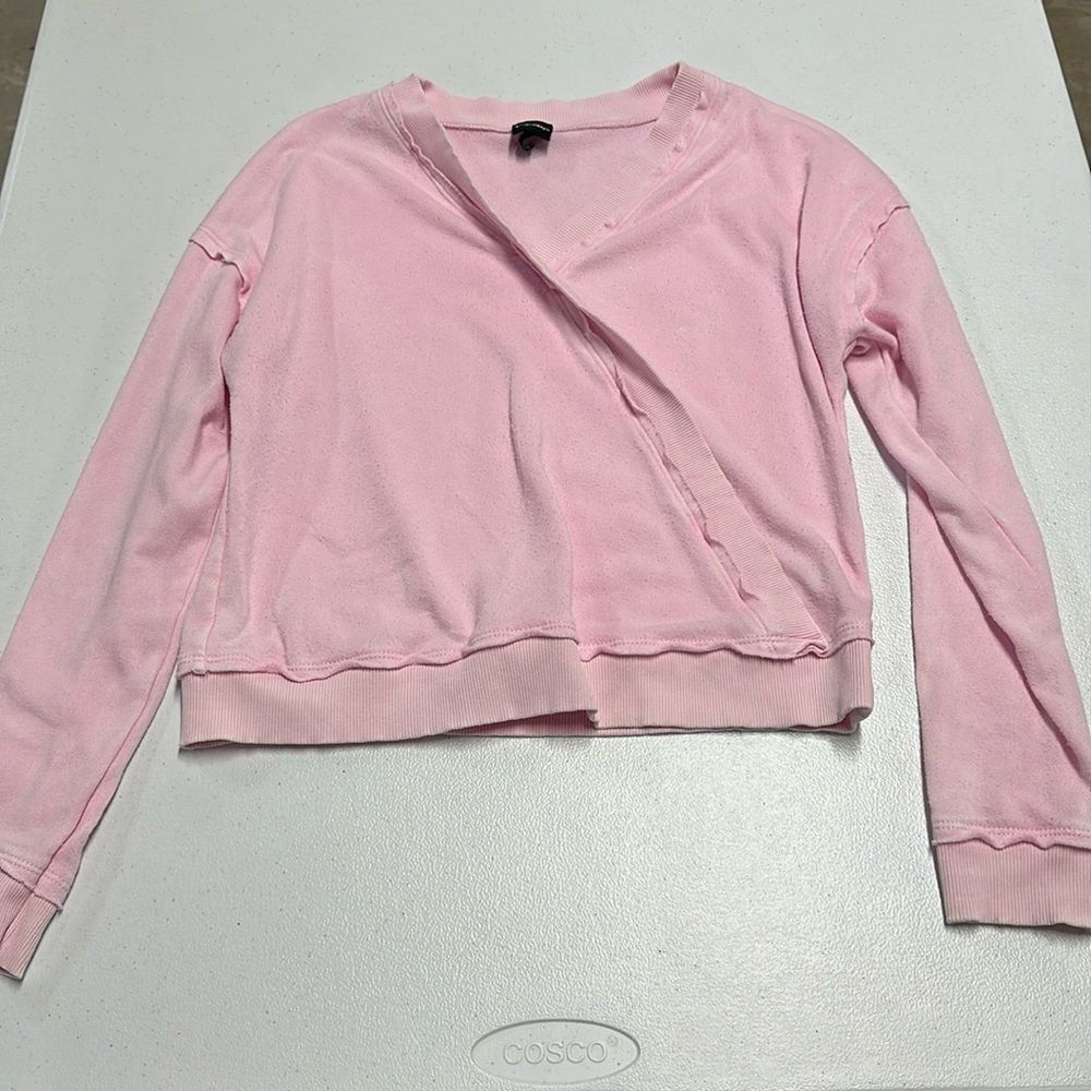 Girls Pink Sweater sz XL (14)